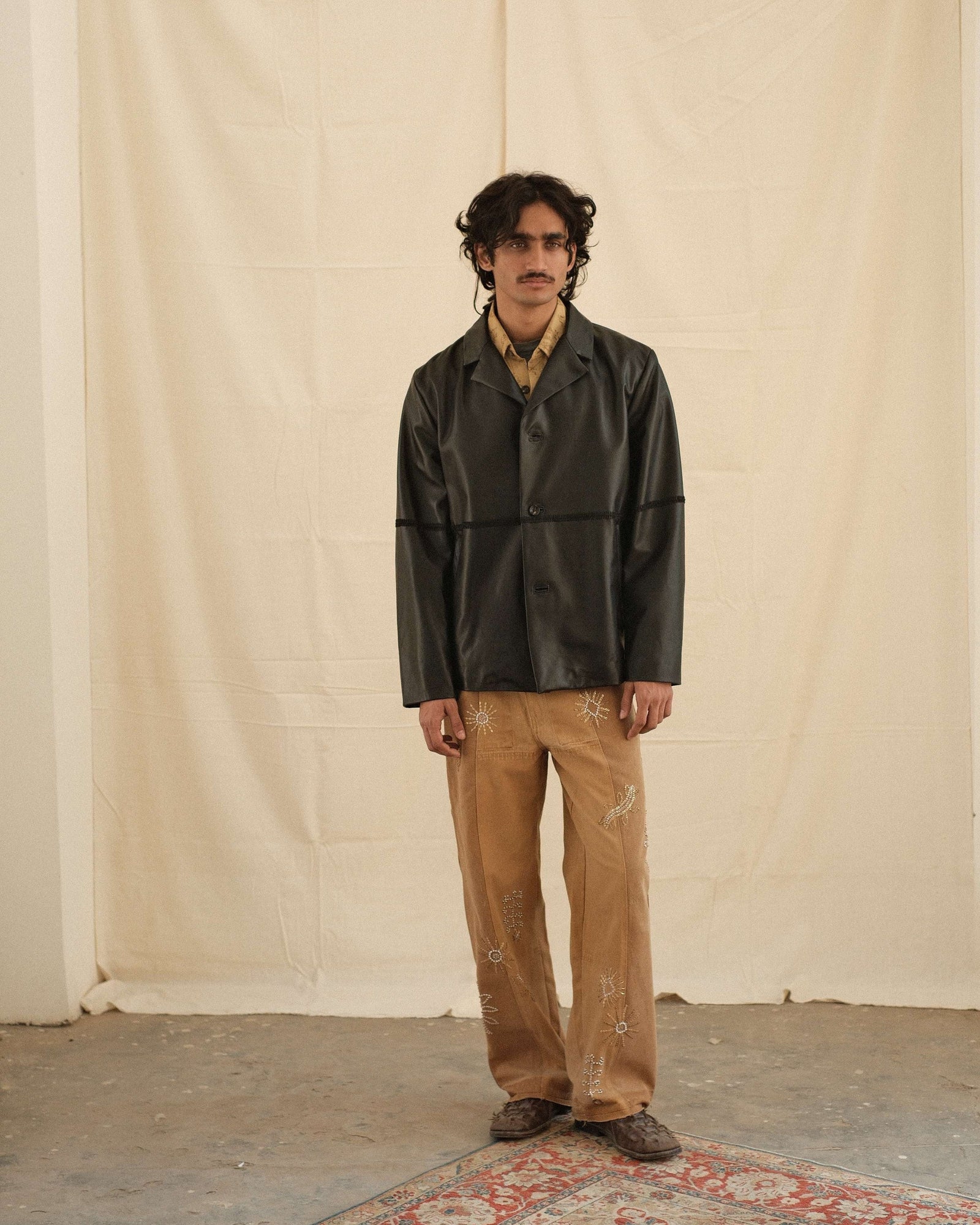 Rabari Leather Blazer