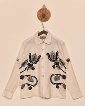 Embroidered Knot Shirt