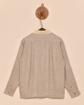 Crochet Collar Shirt