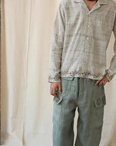 Beaded Khadi Shirt