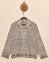 Beaded Khadi Shirt