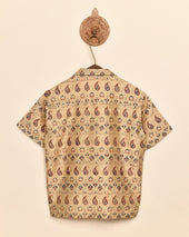 Silk Paisley Print Shirt