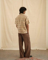 Silk Paisley Print Shirt