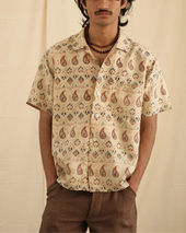 Silk Paisley Print Shirt