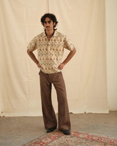 Silk Paisley Print Shirt
