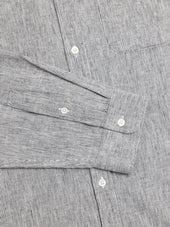 Raeburn Button Down Shirt in Ecru Linen Blend
