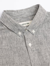 Raeburn Button Down Shirt in Ecru Linen Blend