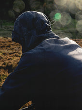 Glenbarr Waterproof Jacket in Dark Navy Recycled Nylon
