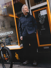 Glenbarr Waterproof Jacket in Dark Navy Recycled Nylon