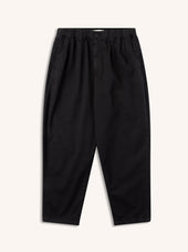 Clyde Pant in Black Cotton Twill