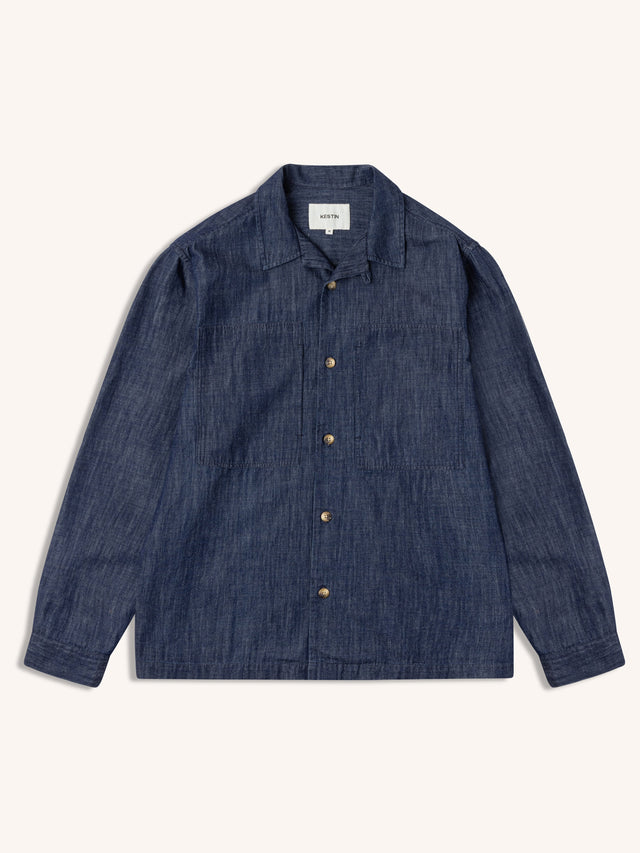 Durno Overshirt in Denim