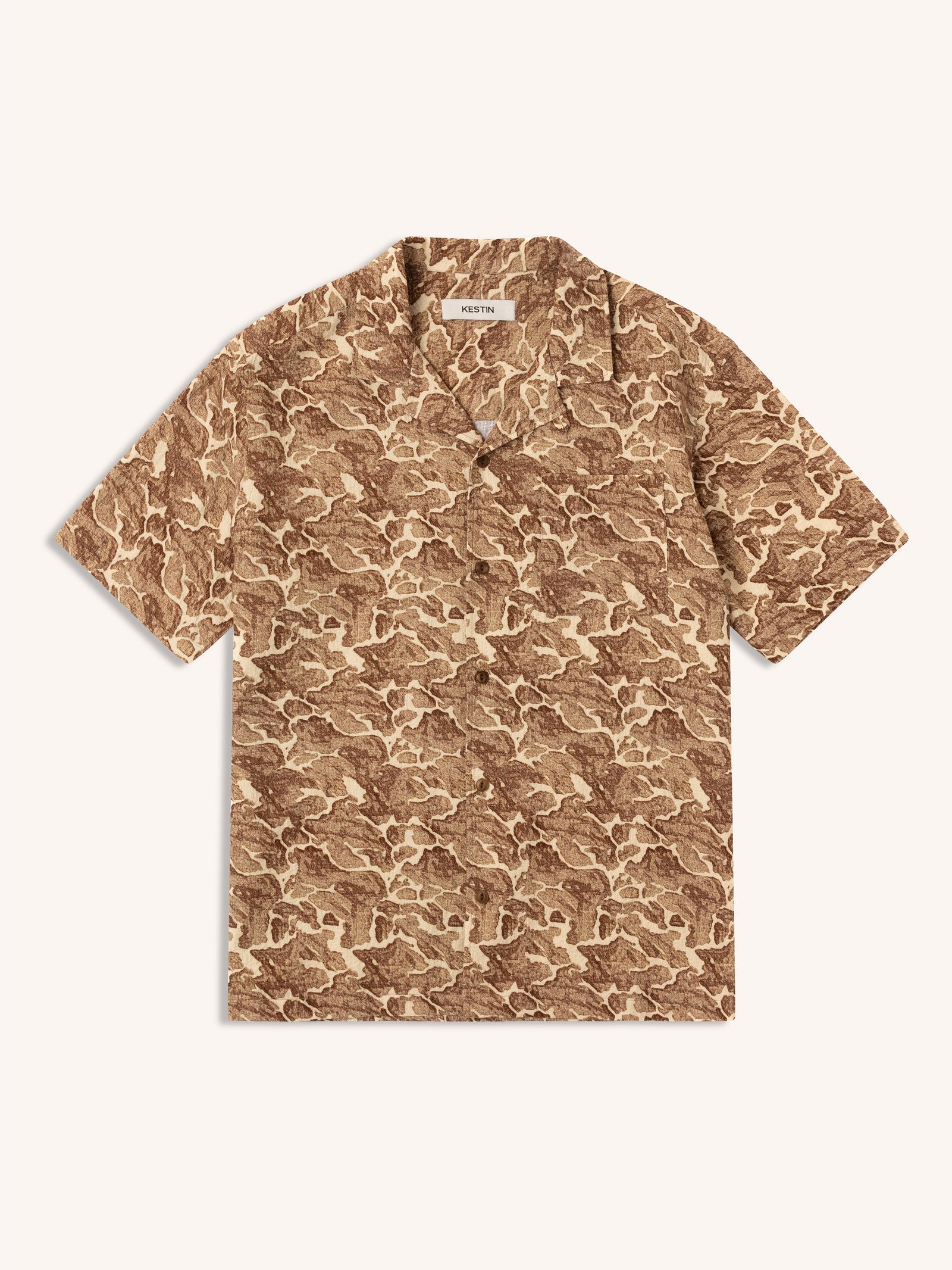 Crammond Shirt In Landscape Print Cotton