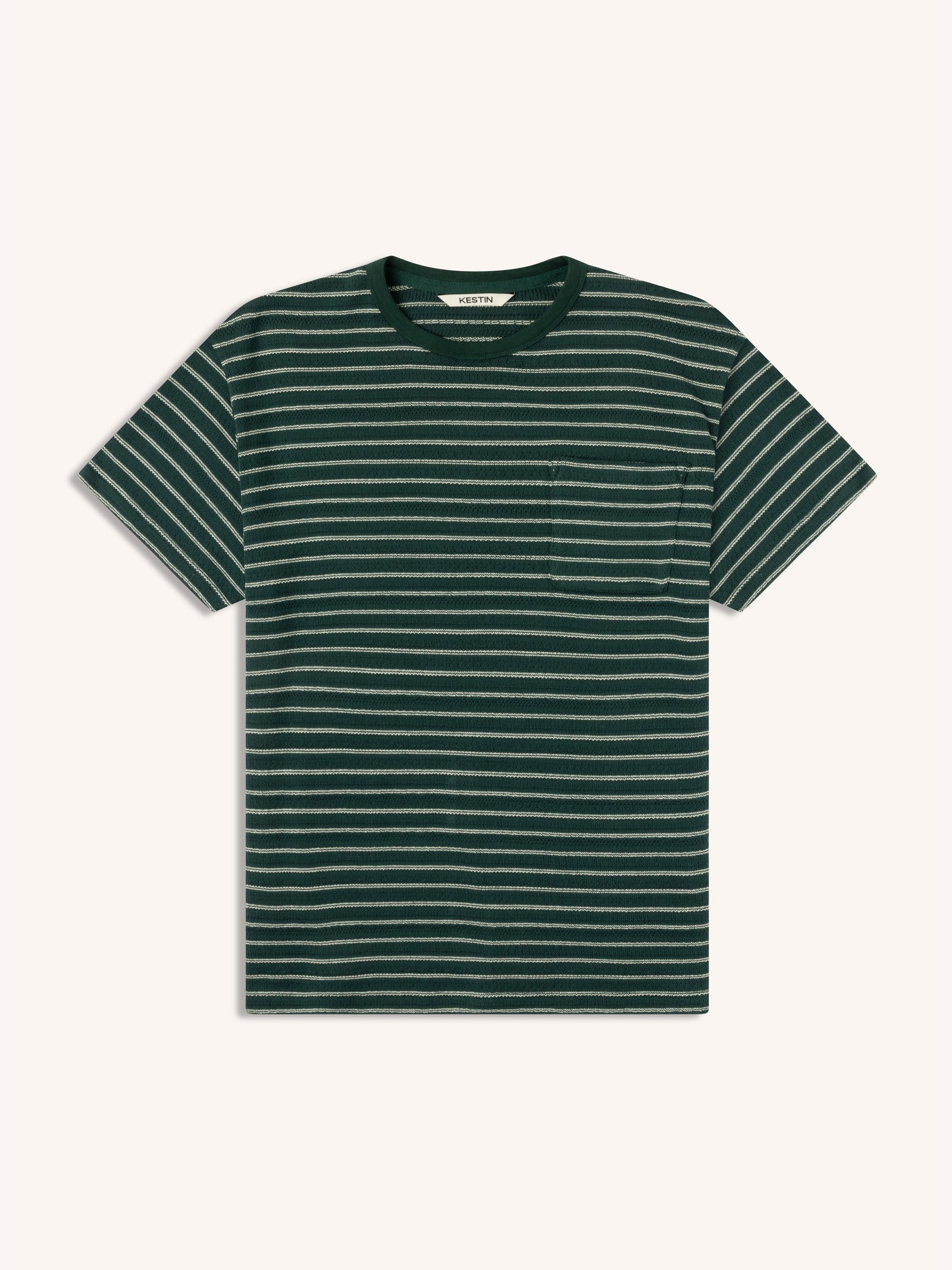 Fly T Shirt In Organic Cotton Knitted Stripe