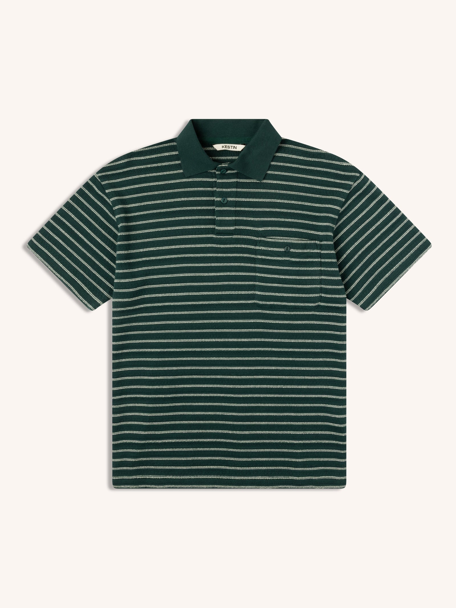 Dunn Polo In Organic Cotton Knitted Stripe