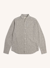 Raeburn Button Down Shirt in Ecru Linen Blend