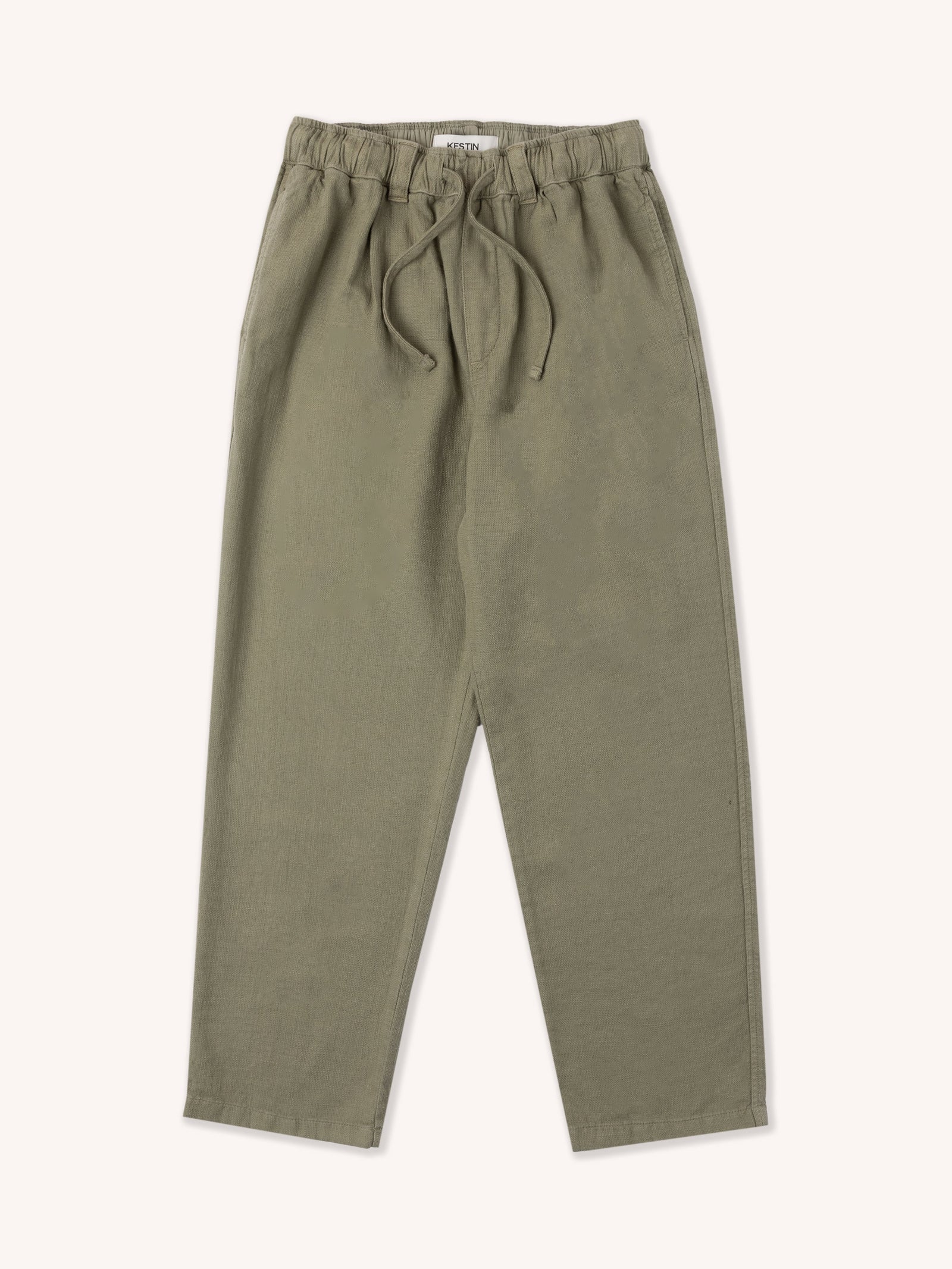 Doune Pant In Military Slub Cotton