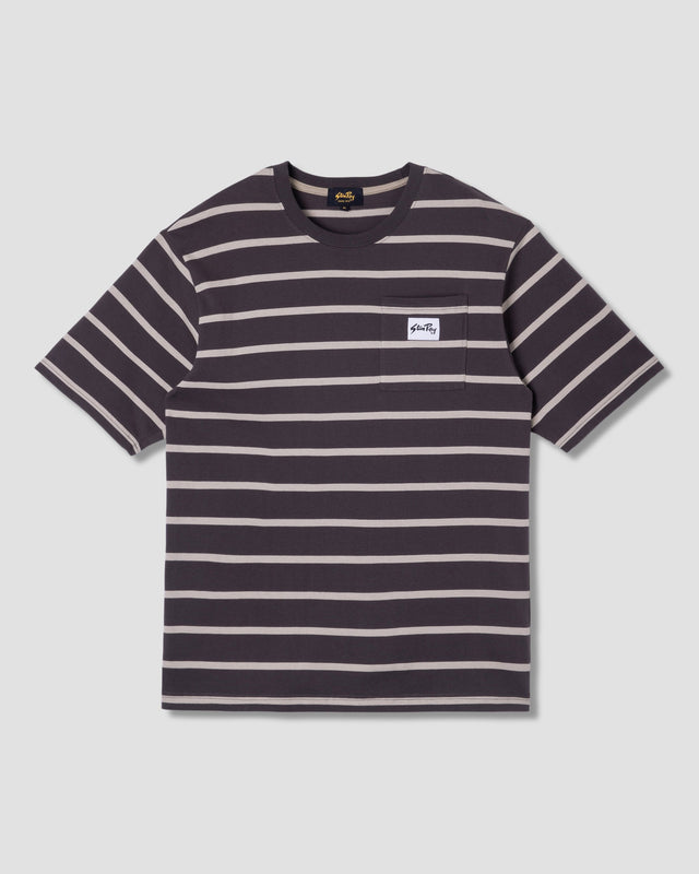 Stripe Tee (Raven/Eucalyptus)