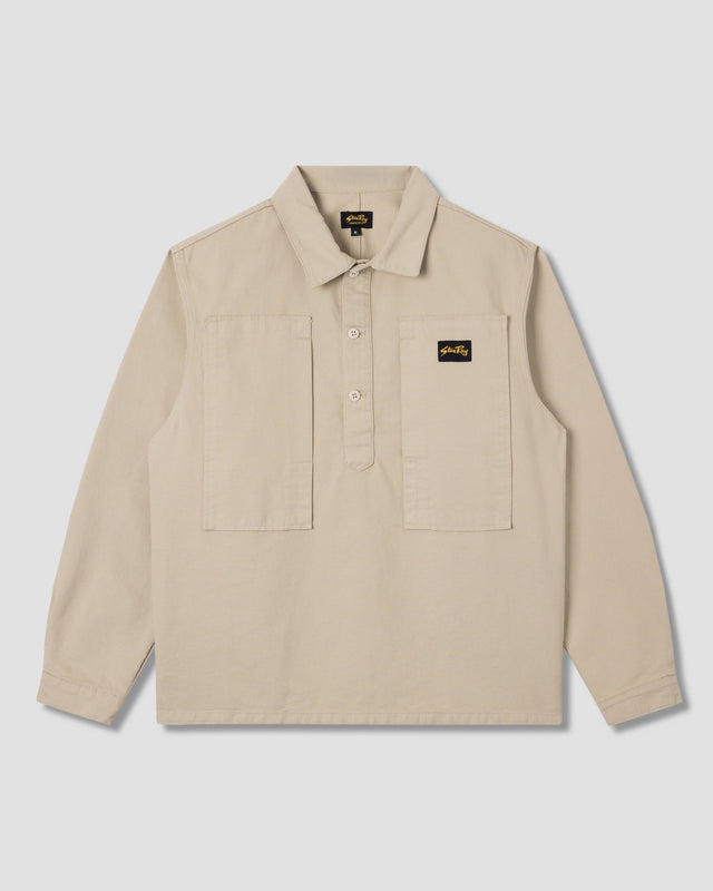 Painters Pop Over Shirt (Eucalyptus Bedford Cord)