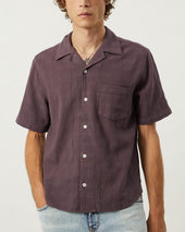 Washed Dobby SS - Purple