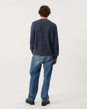 Acid Wash Cardigan - Midnight