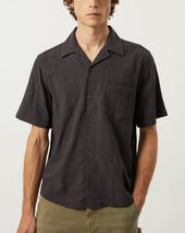 Washed Dobby SS - Black