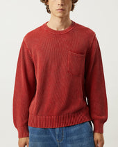 Pocket Crewneck - Red
