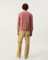 Acid Wash Cardigan - Red