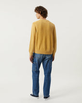 Acid Wash Cardigan - Gold