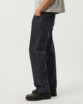 Selvedge 5 Pocket Jean - Washed Black