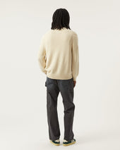 Acid Wash Cardigan - Natural