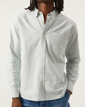 Stripe Oxford LS - Green