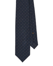 Blue and Grey Polkadot Tie