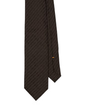 Brown Herringbone Tie