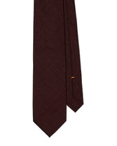 Burgundy Herringbone Tie