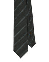 Green and Aqua Stripe Tie
