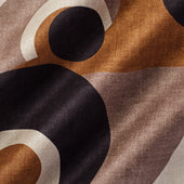 Tonal Circular Geometric Pocket Square