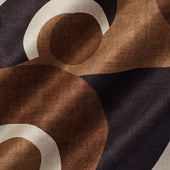 Tonal Circular Geometric Pocket Square