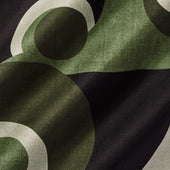 Tonal Circular Geometric Green Pocket Square