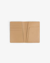 Croc-Embossed Nubuck Passport Holder