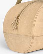 Croc Embossed Nubuck Duffle