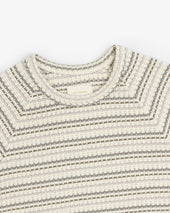 Jacquard Striped Tee