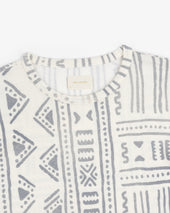 Long Sleeve Mesh Tapestry Tee