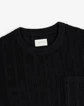 Racking Stitch Crewneck Sweater
