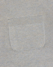 Long-Sleeve Knit Pocket Tee