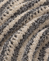Bouclé Open Knit Crewneck Sweater
