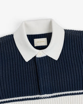 Striped Knit Rugby