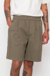 Relaxed Assembly Short Dark Seersucker