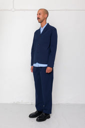 Wide Fit Trouser Textured Cotton