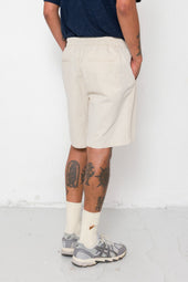 Relaxed Assembly Short Natural Linen Cotton Canvas