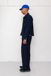 Trucker Jacket Deep Herringbone